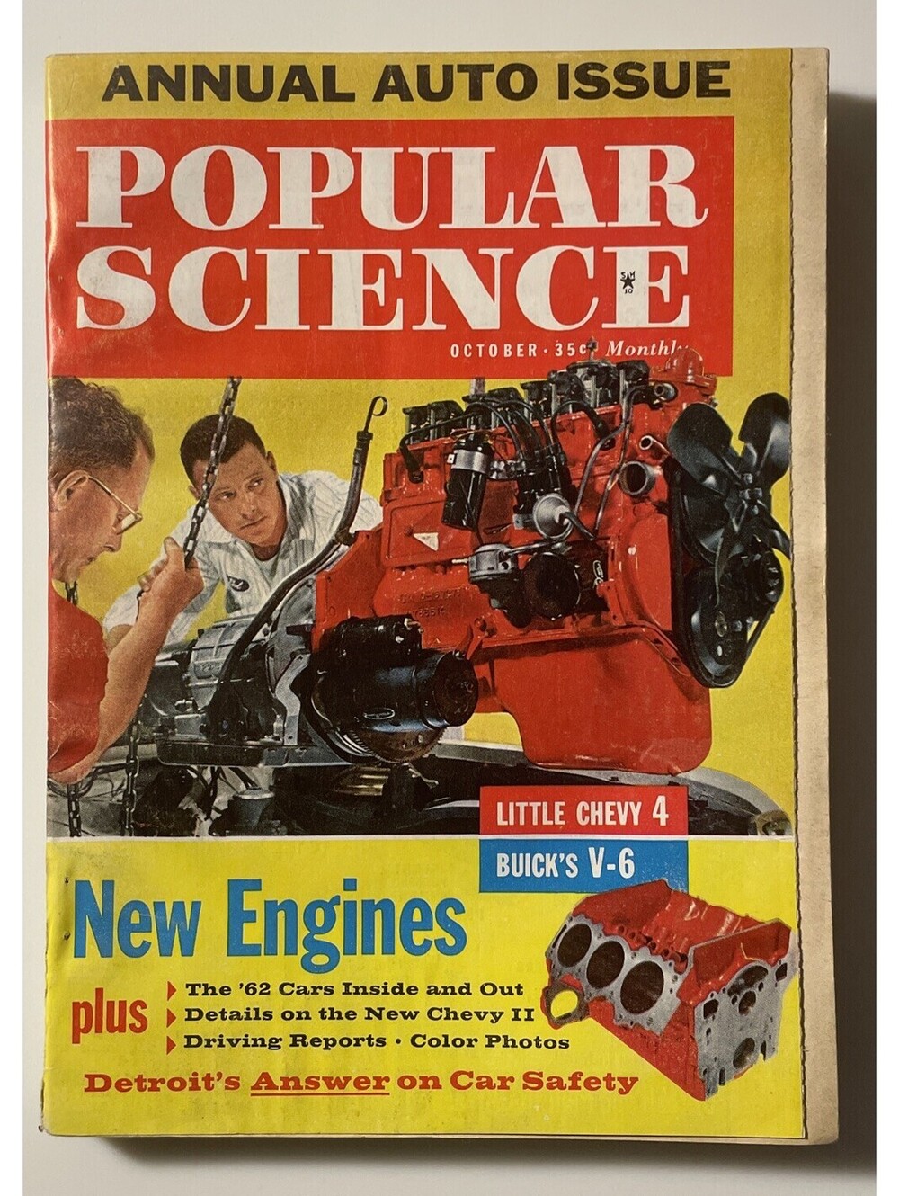 POPULAR SCIENCE ‘62 Cars Annual Auto Issue Oct. 1961 FULL PAGE VINTAGE ADS